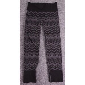Lululemon Pants Womens Small Black Zigzag Seamless Leggings Yoga Gym Athletic